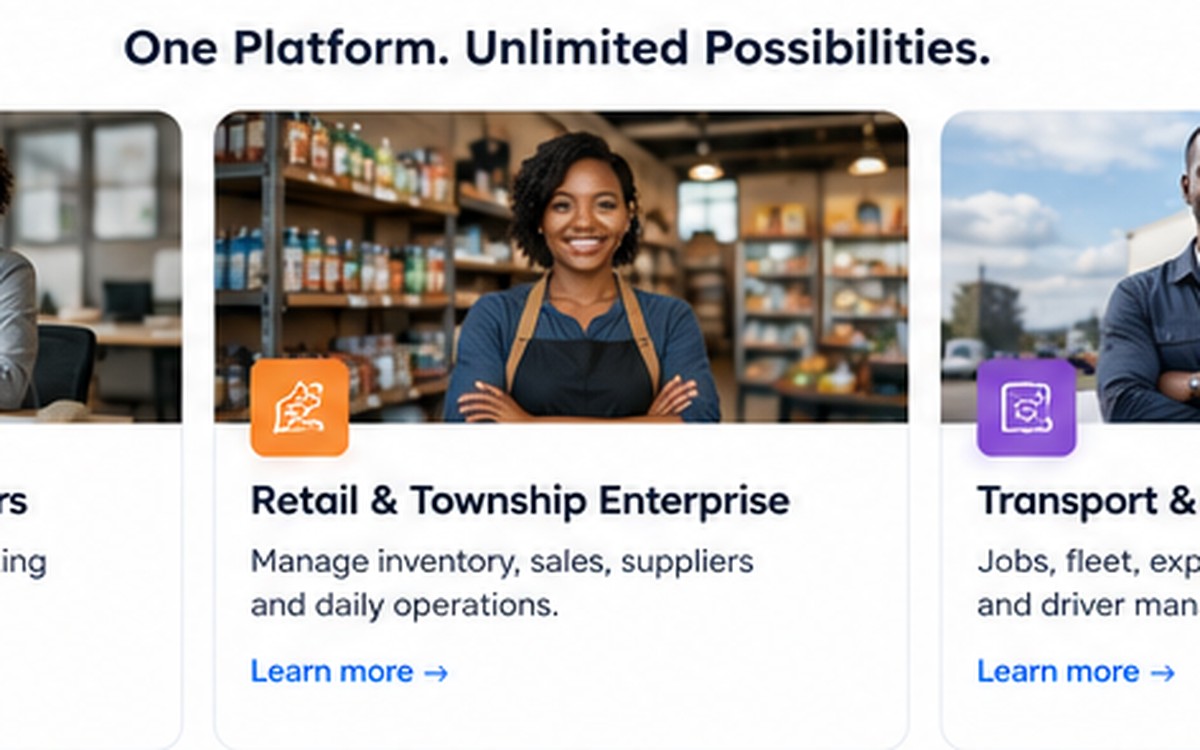 South African professionals and entrepreneurs across multiple industries